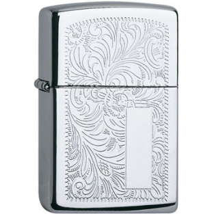 Zippo venetian chroom inclusief graveren